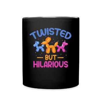 Balloon Animal Party Balloon Artist - Full Colour Mug - black - Front