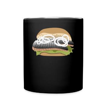 Fish Roll Fanatics - The Ultimate Gift - Full Colour Mug - black - Front