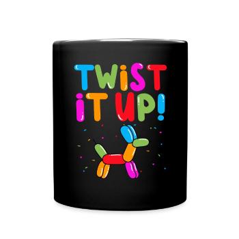 Balloon Animal Party Balloon Artist - Full Colour Mug - black - Front