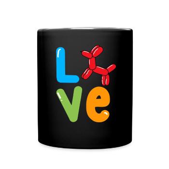 Balloon Animal Party Balloon Artist - Full Colour Mug - black - Front