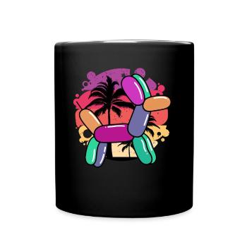 Balloon Animal Party Balloon Artist - Full Colour Mug - black - Front