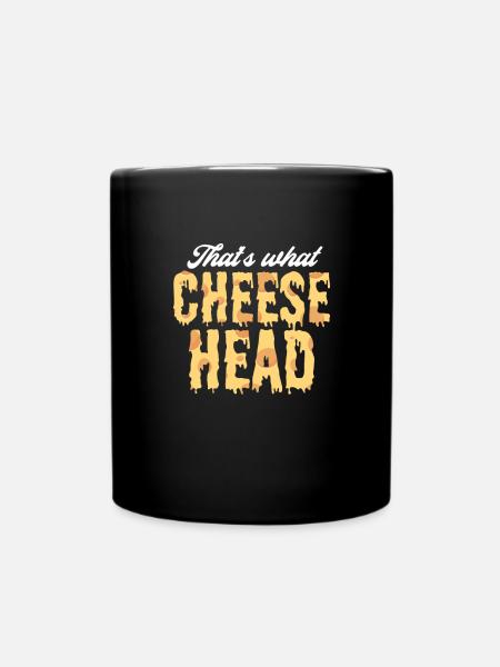 Käse Käsekuchen Essen Geschenk - Tasse einfarbig - Schwarz
