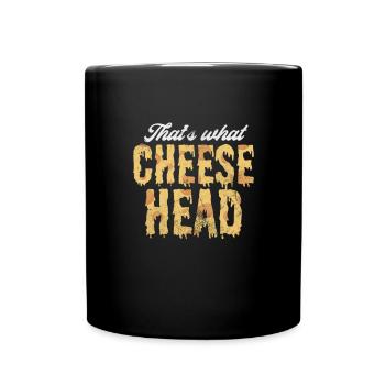 Cheese - Full Colour Mug - black - Front