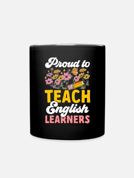 Lehrkraft Englisch Zweitsprache Fremdsprache - Tasse einfarbig - Schwarz