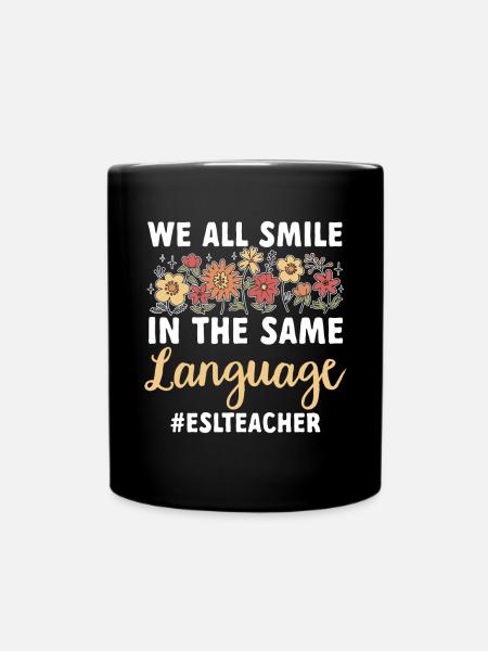 Lehrkraft Englisch Zweitsprache Fremdsprache - Tasse einfarbig - Schwarz
