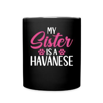 Gifts for Havanese Dog Lovers - Tasse einfarbig - Schwarz - Vorne