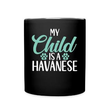 Gifts for Havanese Dog Lovers - Tasse einfarbig - Schwarz - Vorne