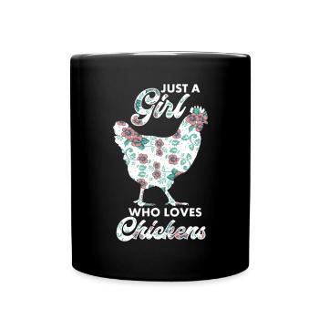 Chicken Lovers Farmer Henhouse Chicken Lovers - Full Colour Mug - black - Front