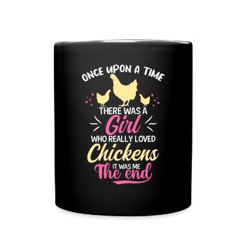 Chicken Lovers Farmer Henhouse Chicken Lovers - Full Colour Mug - black - Front