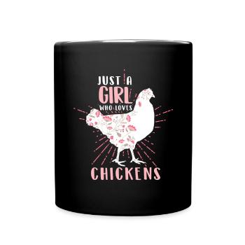 Chicken Lovers Farmer Henhouse Chicken Lovers - Full Colour Mug - black - Front