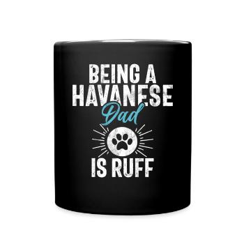 Cadeaux pour les amoureux des chiens bichons havanais - Mug uni - noir - Devant
