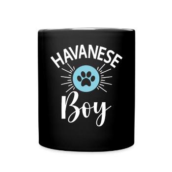 Cadeaux pour les amoureux des chiens bichons havanais - Mug uni - noir - Devant