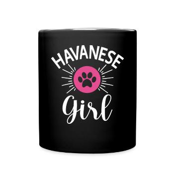 Gifts for Havanese Dog Lovers - Tasse einfarbig - Schwarz - Vorne
