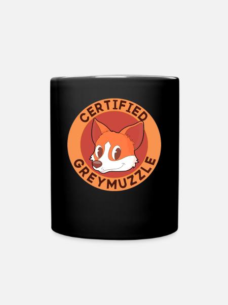 Furry Fandom Fursona Fursuit Chien - Mug uni - noir