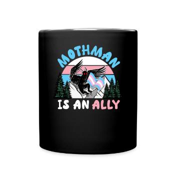 Kryptid Trans Transgender Flagge LGBTQ - Tasse einfarbig - Schwarz - Vorne