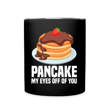Eierkuchen - Tasse einfarbig - Schwarz - Vorne