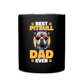Pitbull Pittie - Meilleur Pitbull Daddy De Tous Les Temps - Mug uni - noir - Devant