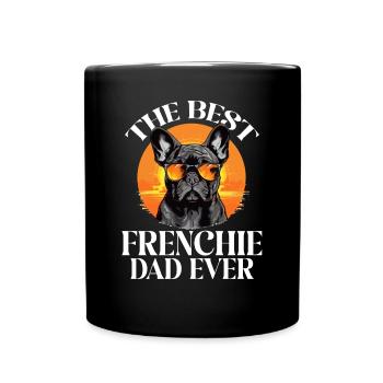 French Bulldog Dog Breed The Best Frenchie Dad - Full Colour Mug - black - Front