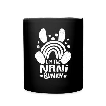 Oeufs de Pâques arc-en-ciel mignons - Mug uni - noir - Devant