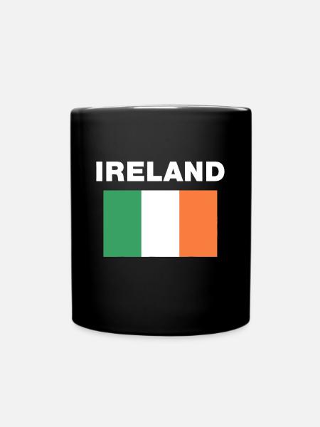 Patrimoine du drapeau irlandais de l’Irlande - Mug uni - noir