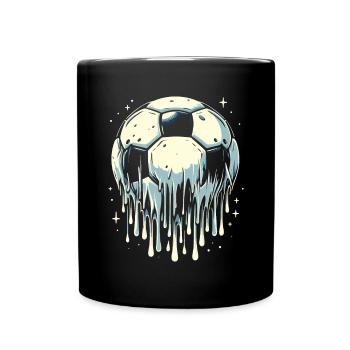 Melting Football - Full Colour Mug - black - Front