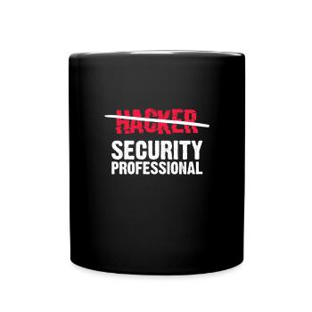 Hacker Coder Computerfreak Nerd Hacking Geschenk - Tasse einfarbig - Schwarz - Vorne