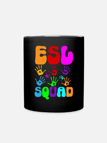 Lehrkraft Englisch Zweitsprache Fremdsprache - Tasse einfarbig - Schwarz