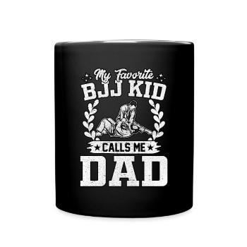 Mon BJJ Kid préféré m’appelle papa - Mug uni - noir - Devant
