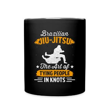 Jiu-Jitsu brésilien : l’art d’attacher les gens en kno - Mug uni - noir - Devant