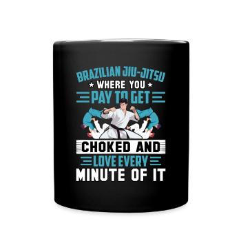 Jiu-Jitsu Brésilien BJJ - Mug uni - noir - Devant