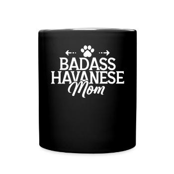 Cadeaux pour les amoureux des chiens bichons havanais - Mug uni - noir - Devant