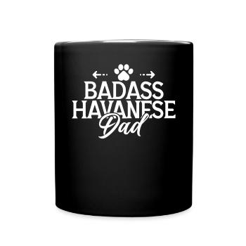 Cadeaux pour les amoureux des chiens bichons havanais - Mug uni - noir - Devant