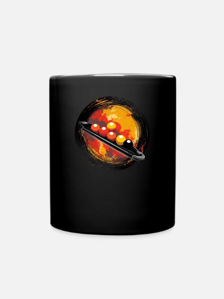 Snooker game Snooker table Snooker balls Vintage - Full Colour Mug - black