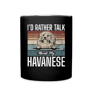 Gifts for Havanese Dog Lovers - Tasse einfarbig - Schwarz - Vorne