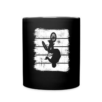 BMX Sketch - Full Colour Mug - black - Front