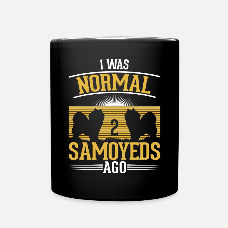 Samoyède Chien de traîneau Samoyède - Mug uni - noir
