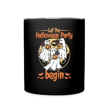 Que la fête d’Halloween commence - Ghost Pumpkin Hall - Mug uni - noir - Devant