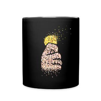 Magie des pièces de monnaie, tours de pièces, magicien amateur, illusionniste - Mug uni - noir - Devant