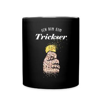 Illusionist Magier Zaubertrick Zauberkünstler - Tasse einfarbig - Schwarz - Vorne