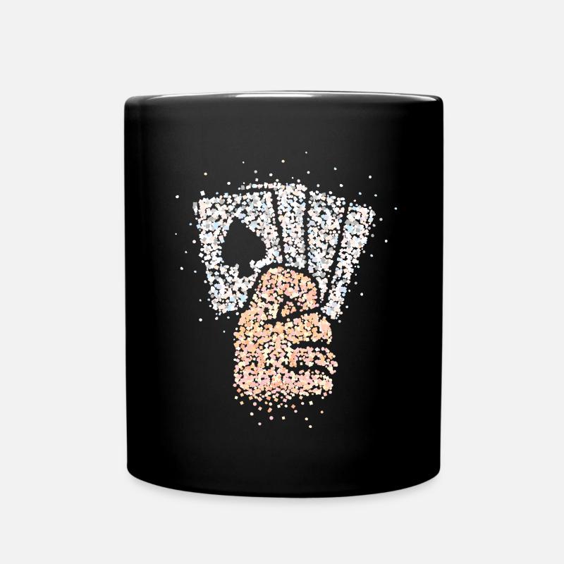 Tricksters, Card Tricksters, Stage Magicians, Magicians - Full Colour Mug - black