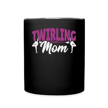 Bâton Twirling Bâton Twirler cadeau - Mug uni - noir - Devant