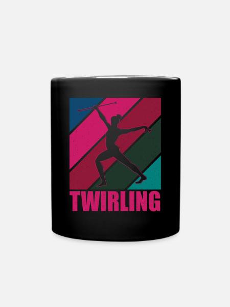 Bâton Twirling Bâton Twirler cadeau - Mug uni - noir