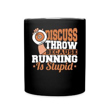 Discus Throw Discus Thrower cadeau - Mug uni - noir - Devant