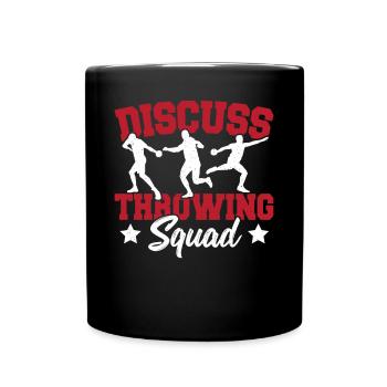 Discus Throw Discus Thrower cadeau - Mug uni - noir - Devant