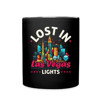 Bundesstaat Las Vegas, Nevada, USA, Amerika, Vereinigte Staaten - Tasse einfarbig - Schwarz - Vorne