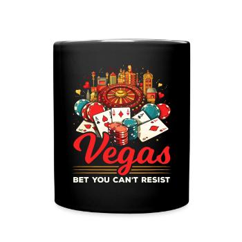 Bundesstaat Las Vegas, Nevada, USA, Amerika, Vereinigte Staaten - Tasse einfarbig - Schwarz - Vorne