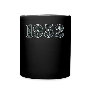 Geburtsjahr 1952 Militär Vintage Geschenk - Tasse einfarbig - Schwarz - Vorne