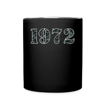 1972 année de naissance militaire optique cadeau - Mug uni - noir - Devant