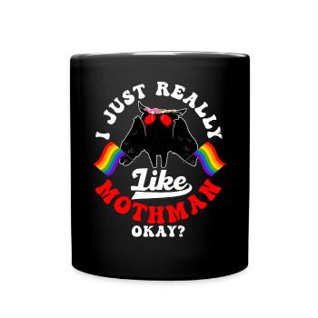 Cryptid Cryptozoology - Full Colour Mug - black - Front