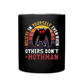 Cryptid Cryptozoology - Full Colour Mug - black - Front